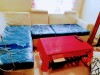 3 Seater SOFA, SOFA COVER AND T TABLE
